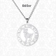 collier pour le signe astrologique du Bélier en acier inoxydable à retrouver sur le site protection spirituelle
