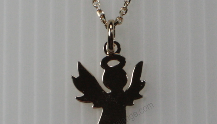 bijoux ange gardien plaqué or